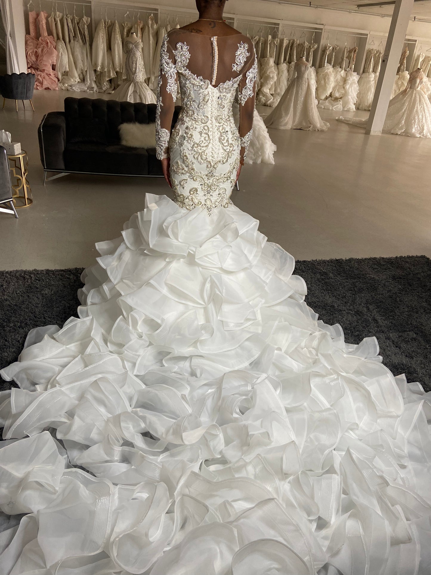 RAMLA Trumpet Wedding Dress