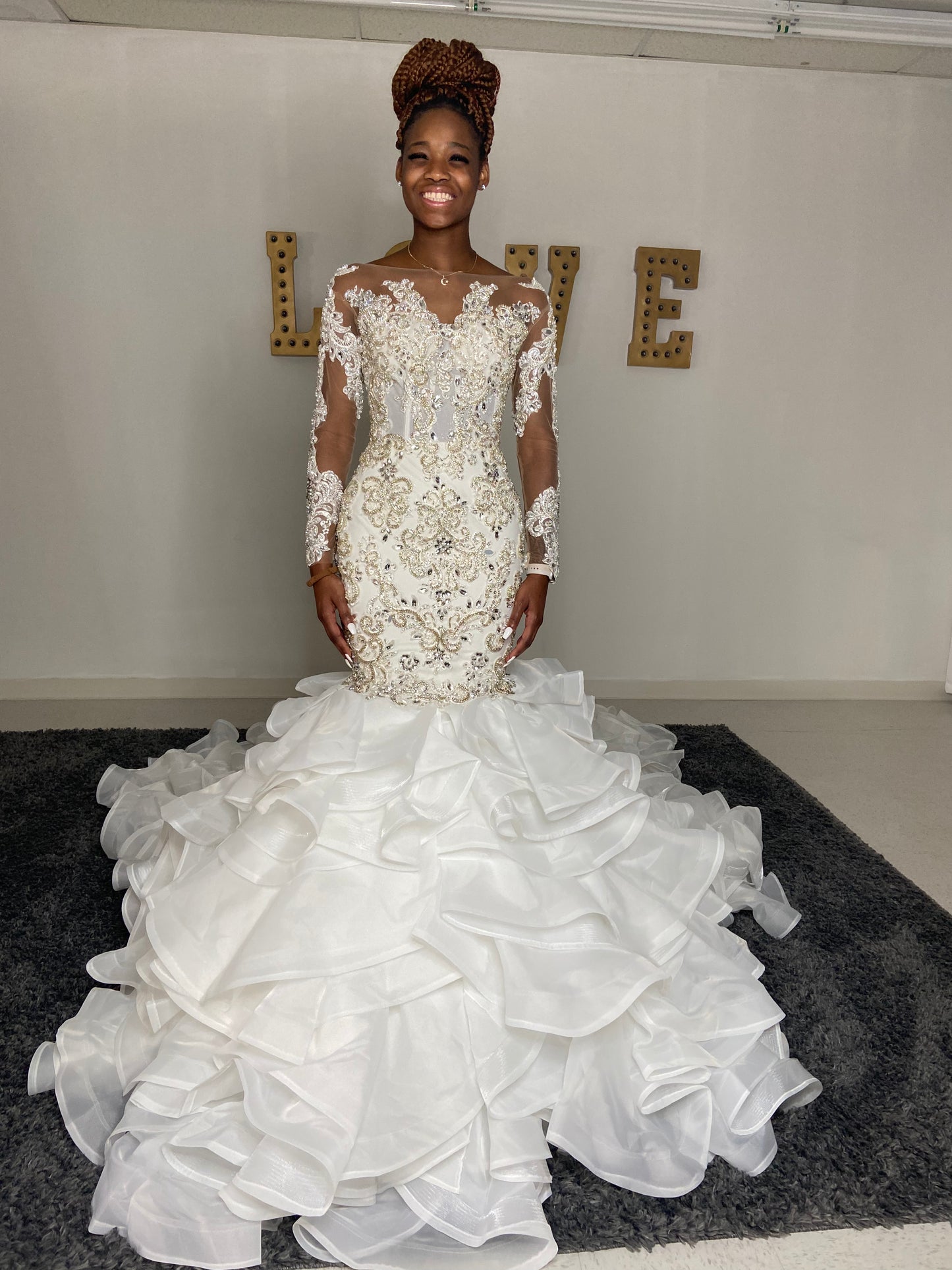 RAMLA Trumpet Wedding Dress