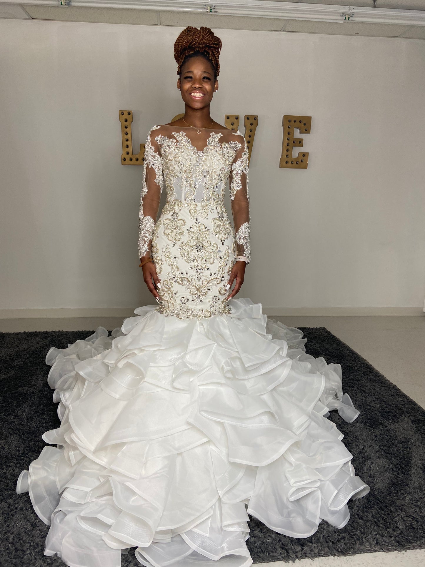 RAMLA Trumpet Wedding Dress